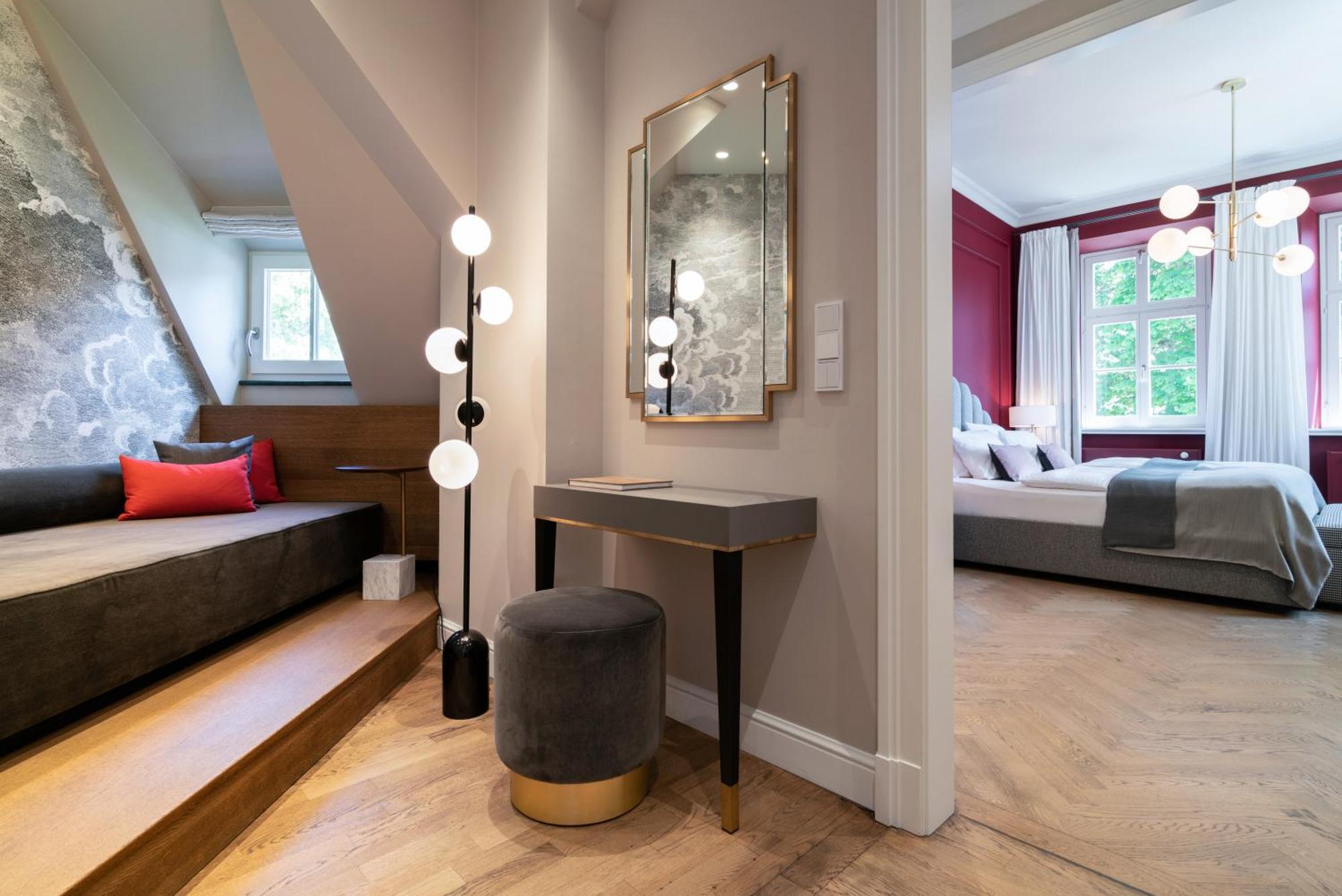 Das Tegernsee Luaran gambar A suite at the Hotel Axelmannstein